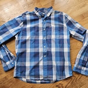 Men's Hollister Long Sleeve Plaid Shirt